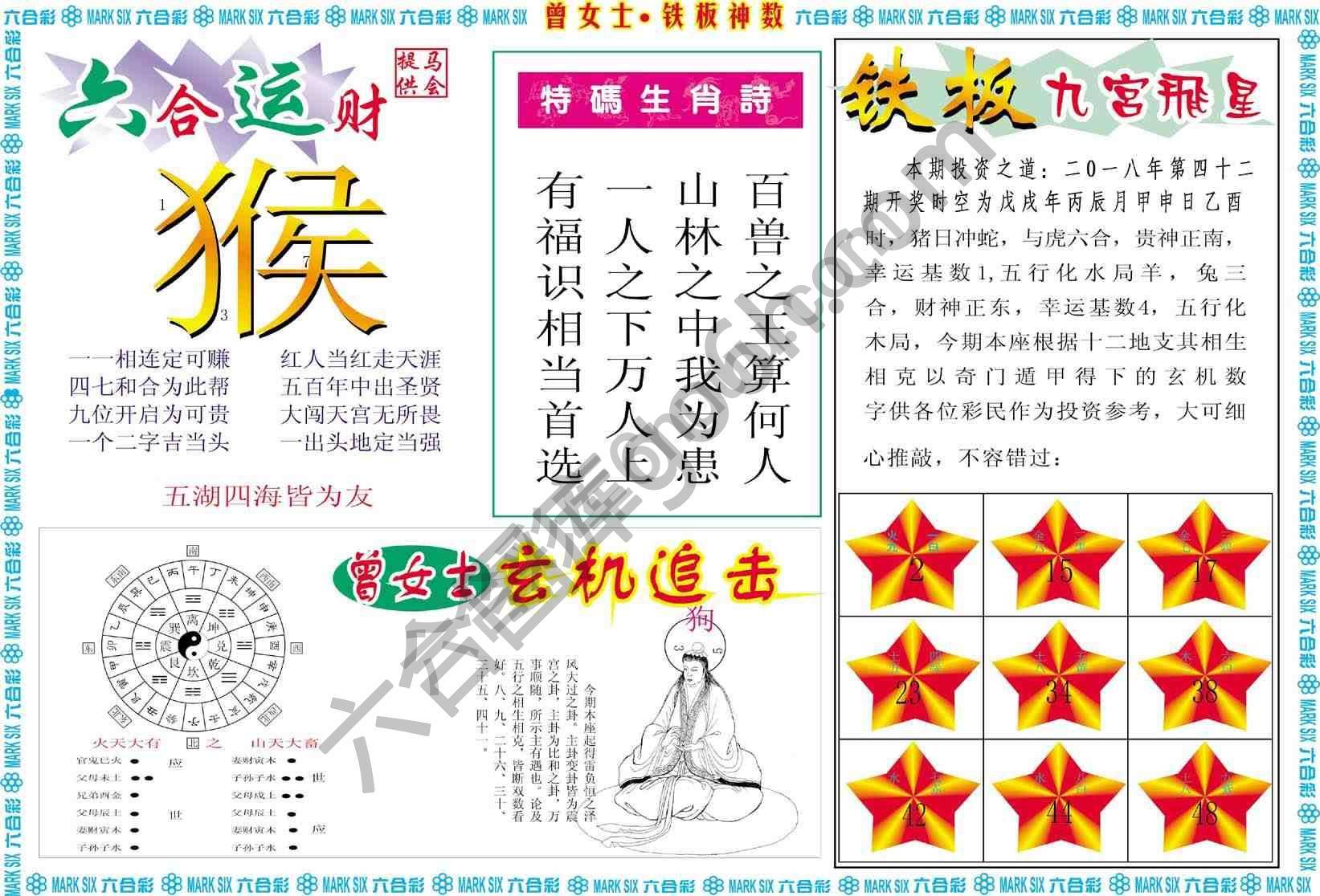 曾女士铁板神数