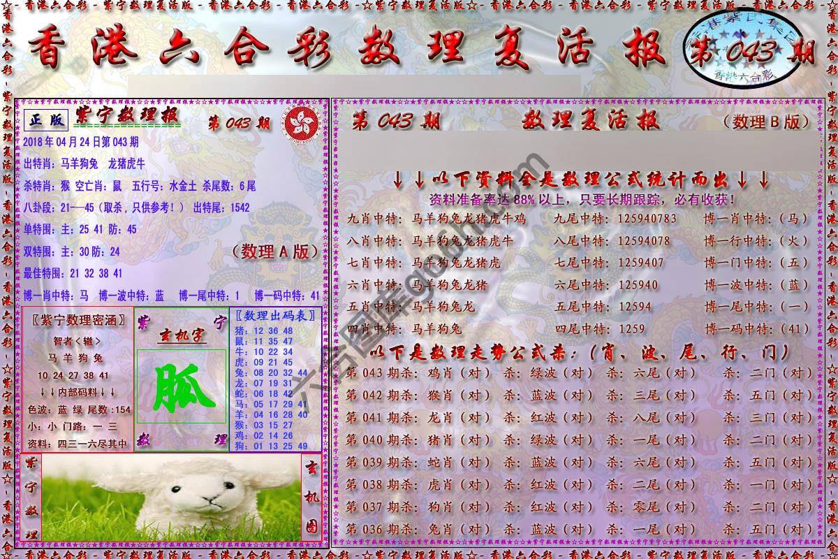 数理复活报