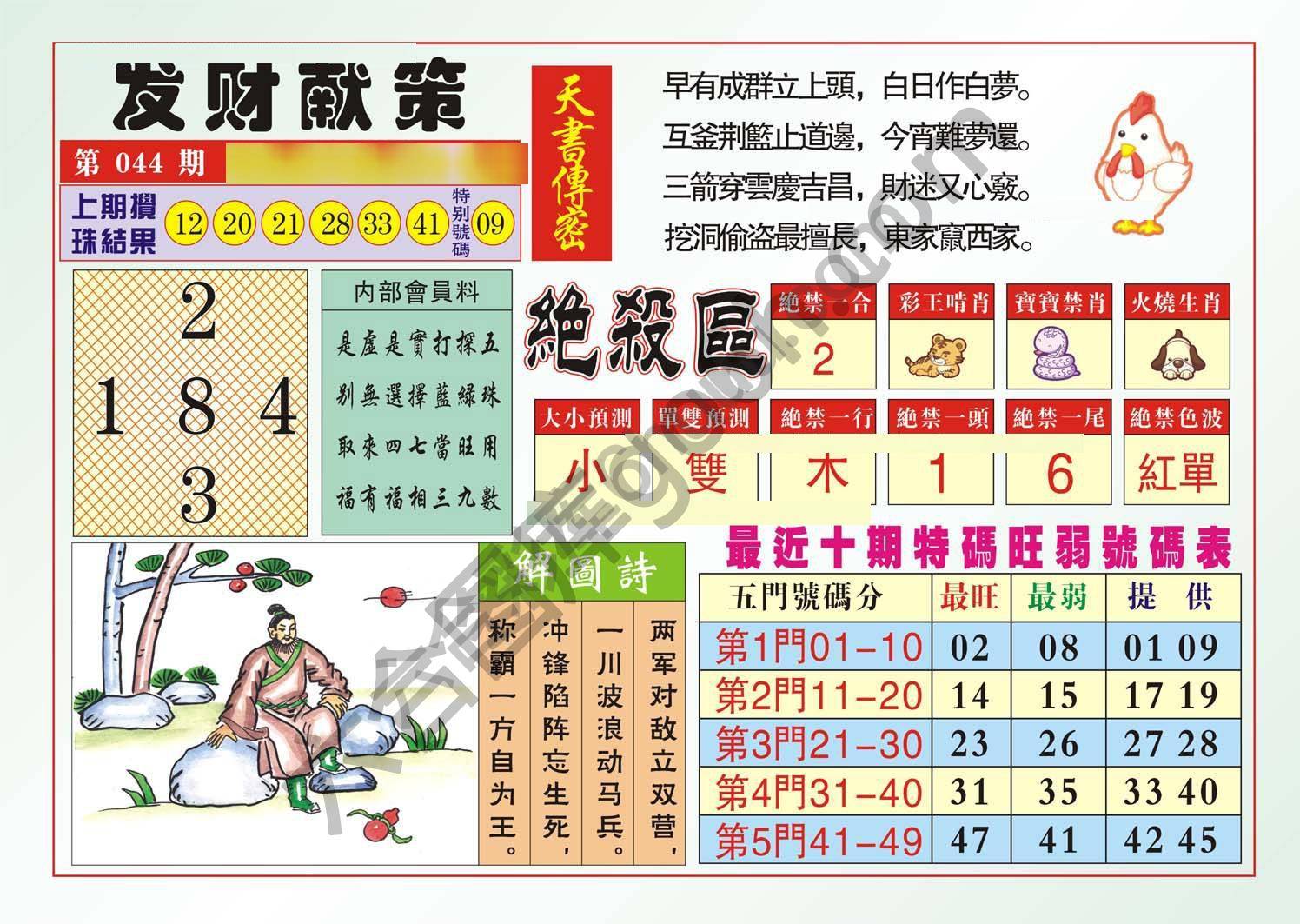发财献策