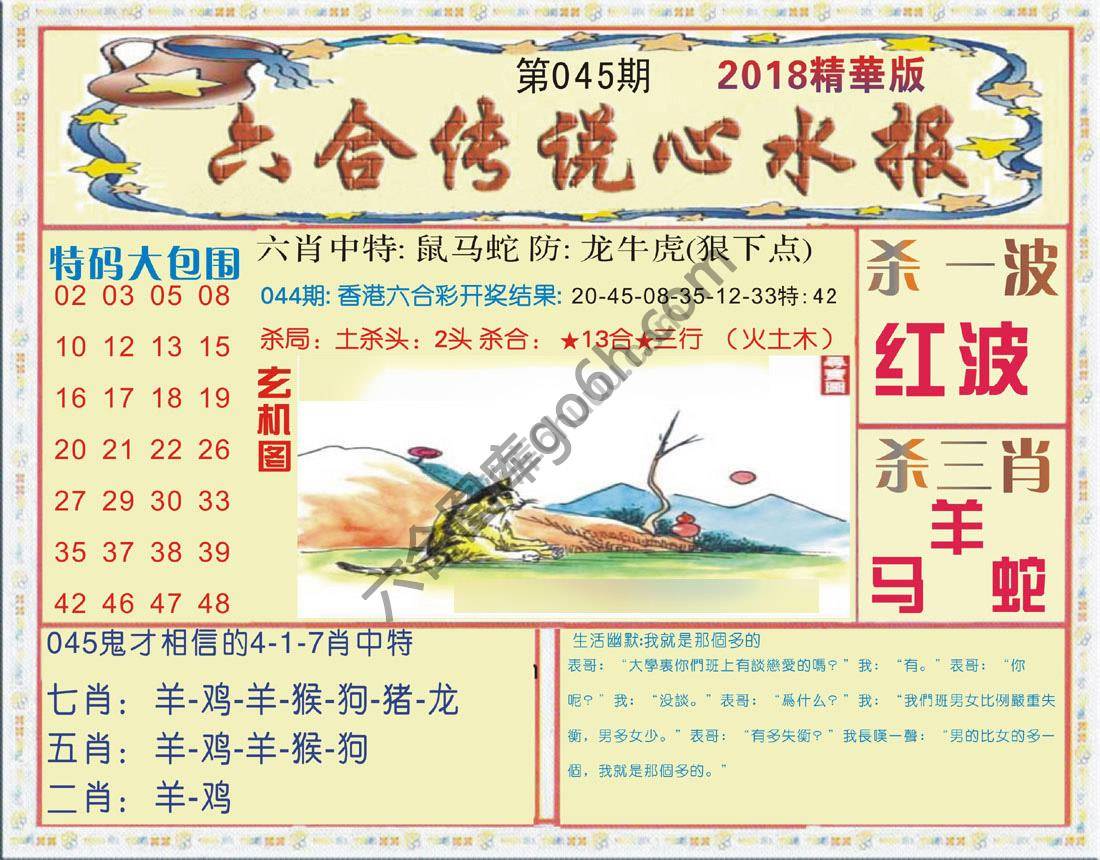 六合传说心水报