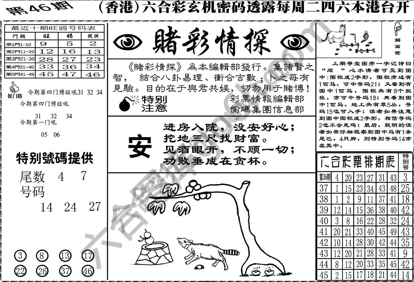 赌彩情探