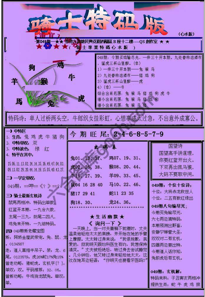 另类骑士特码版