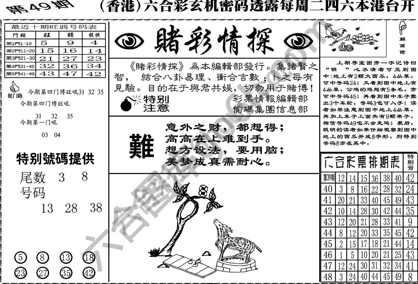 赌彩情探