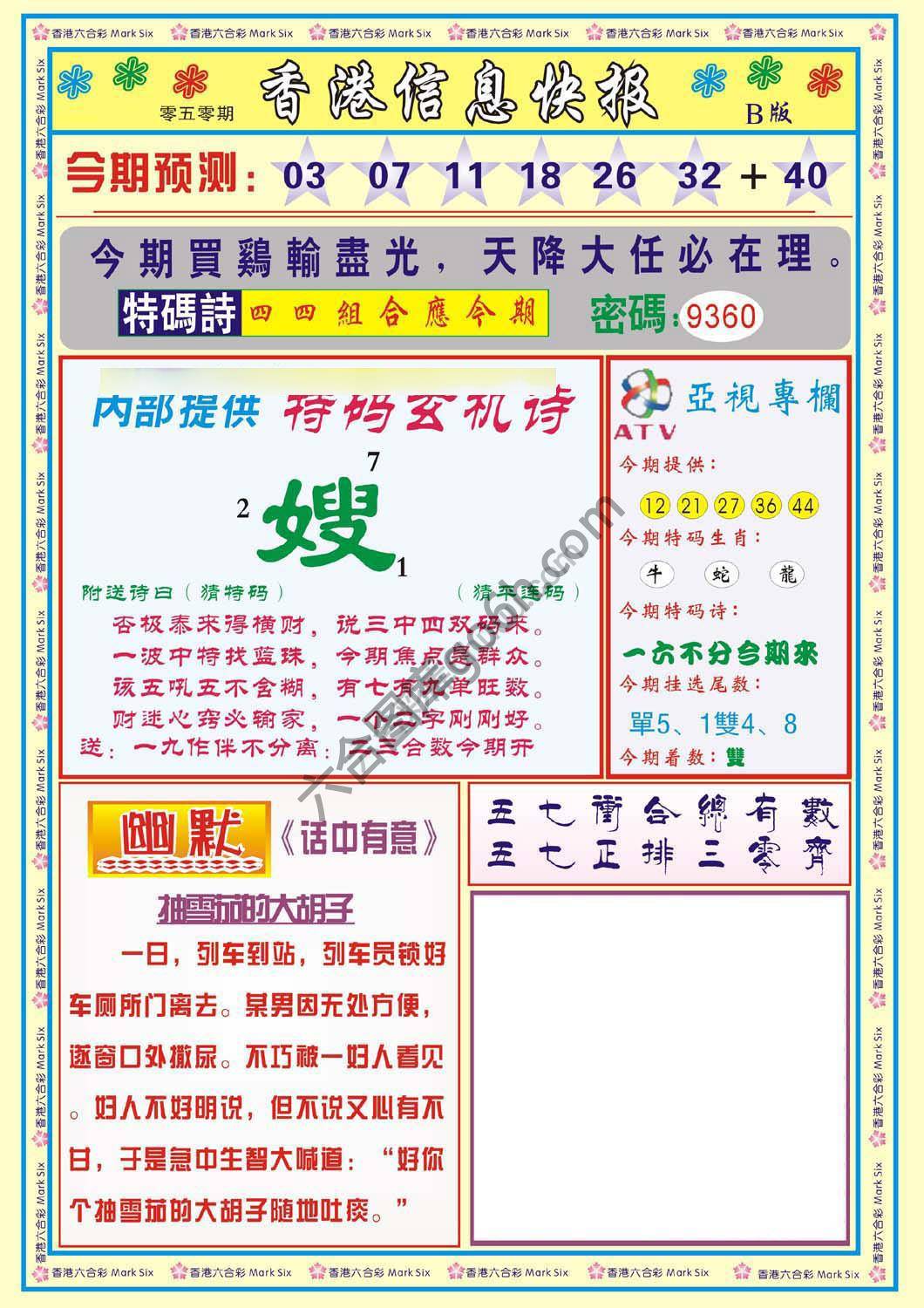 香港信息快报
