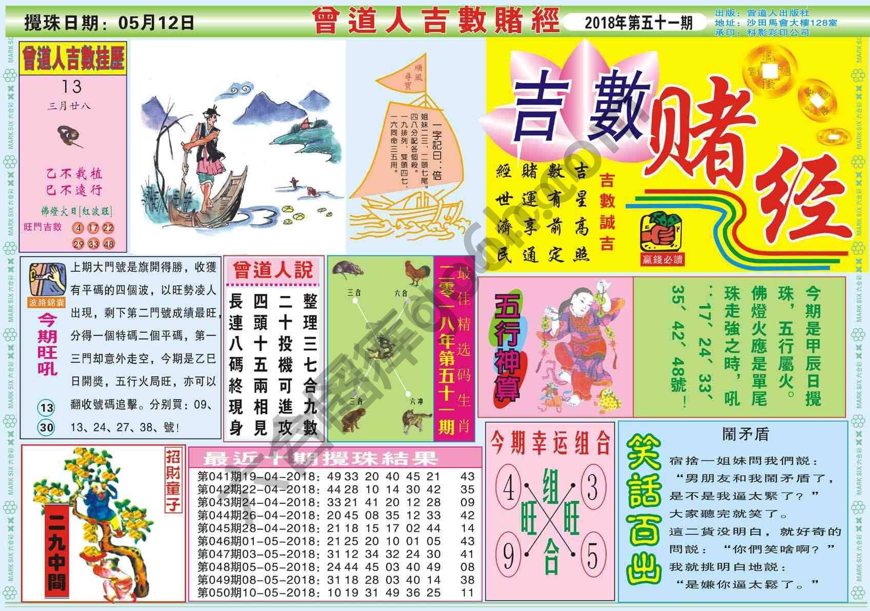 曾道人吉数赌经