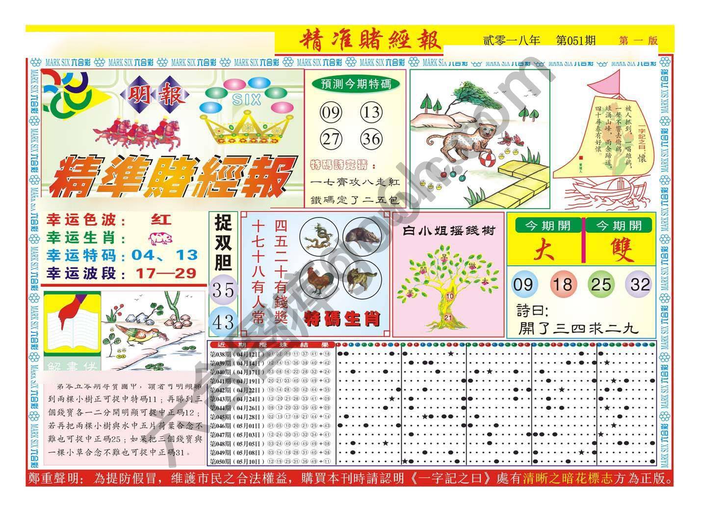 精准赌经报