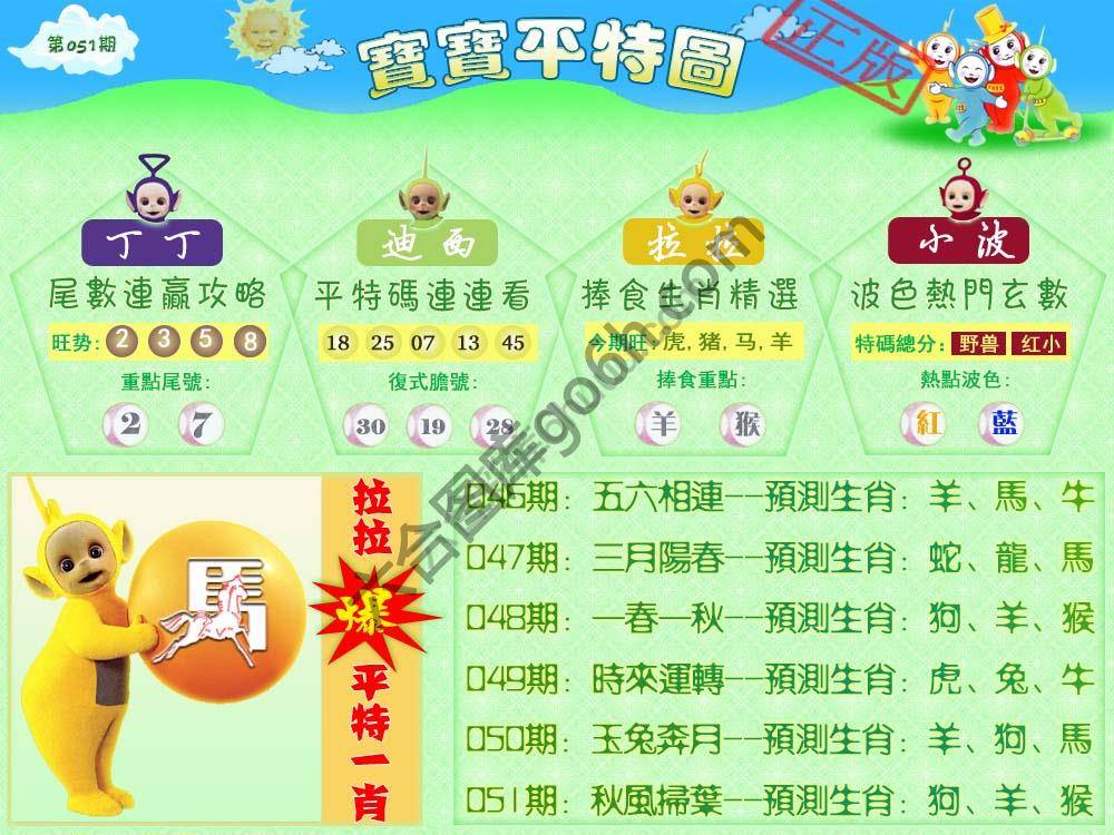 宝宝平特图