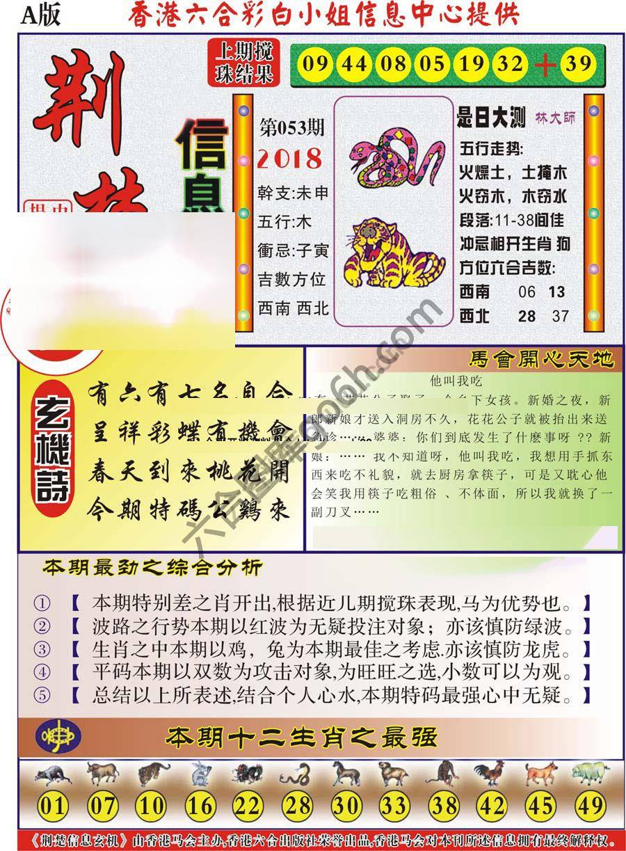 荆楚信息玄机