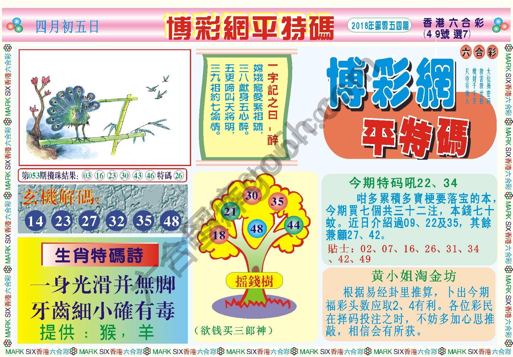博彩网平特码