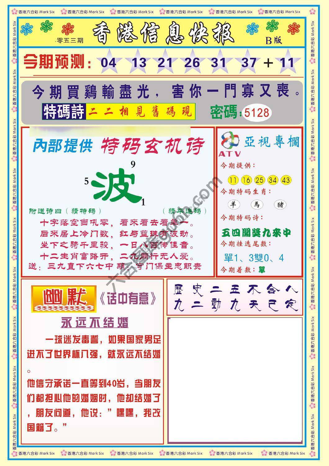 香港信息快报