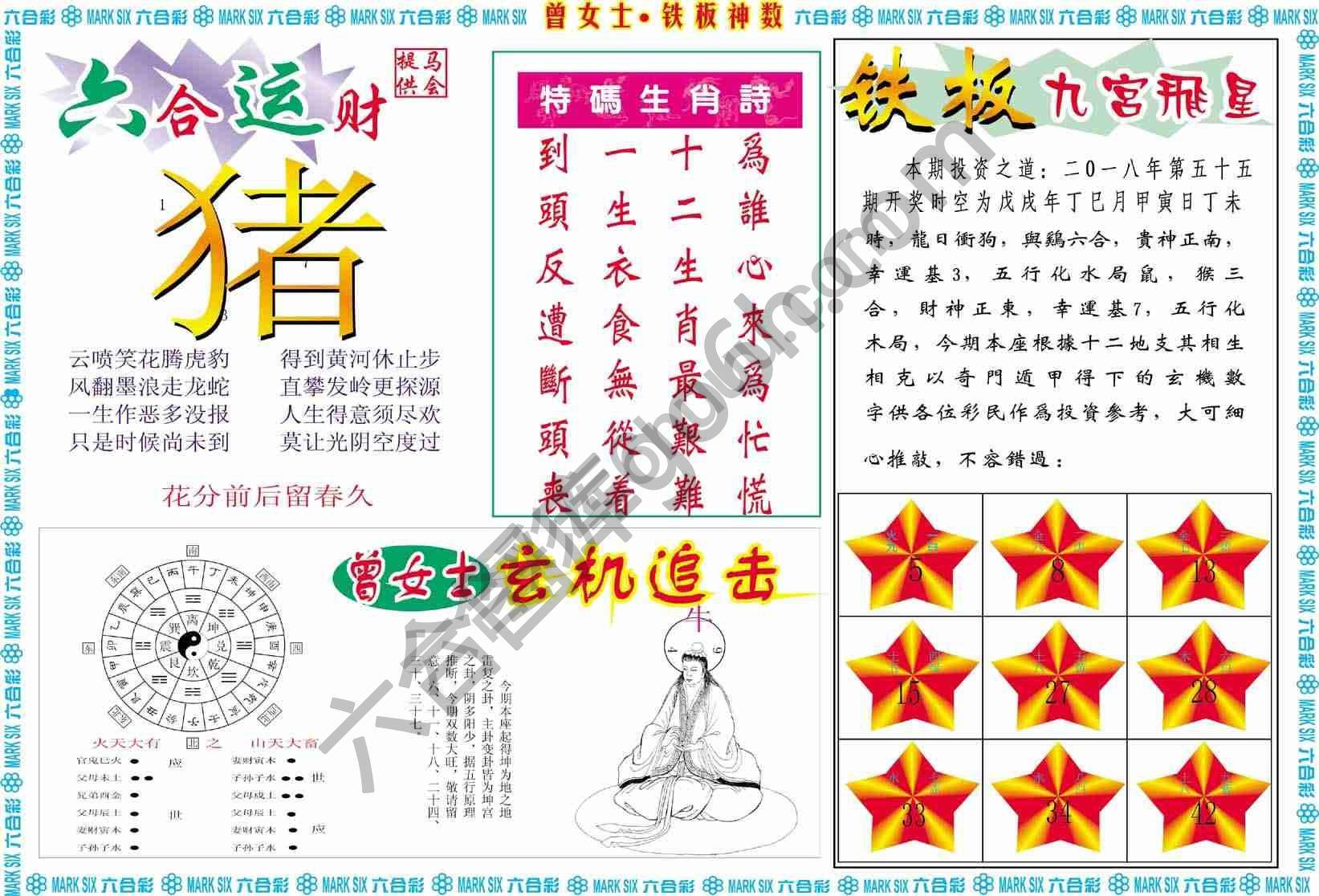 曾女士铁板神数