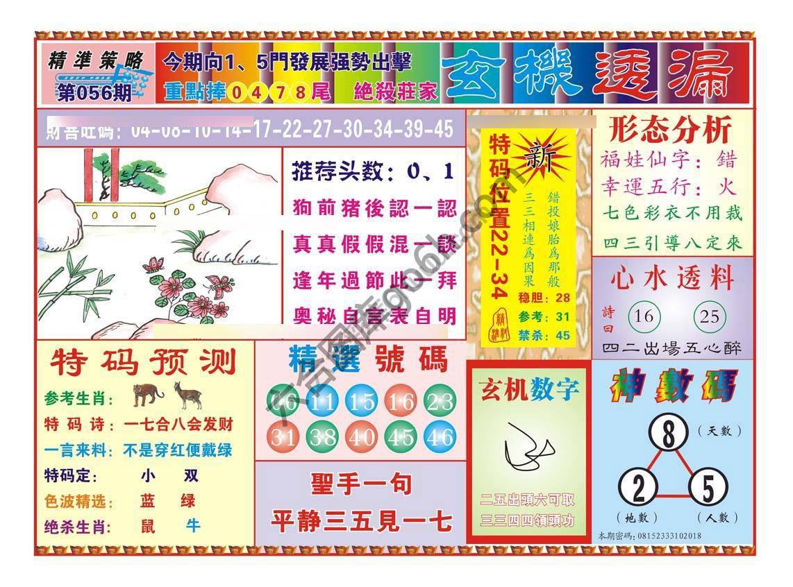 玄机透漏