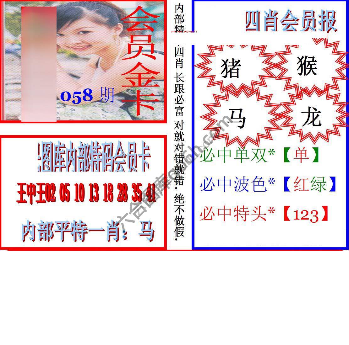 马经四肖会员报