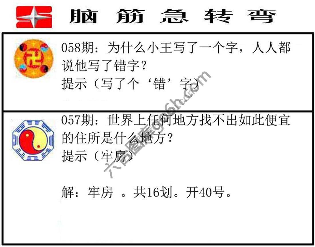 脑筋急转弯