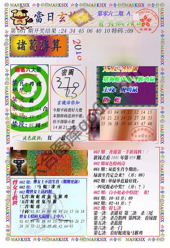 当日玄机报