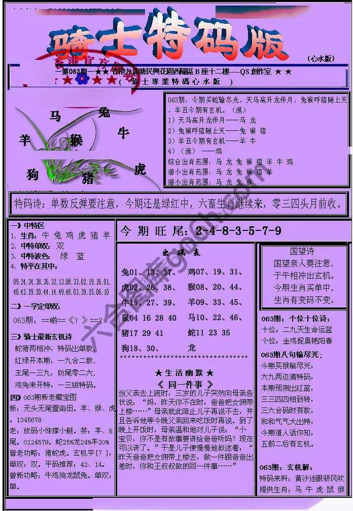 另类骑士特码版