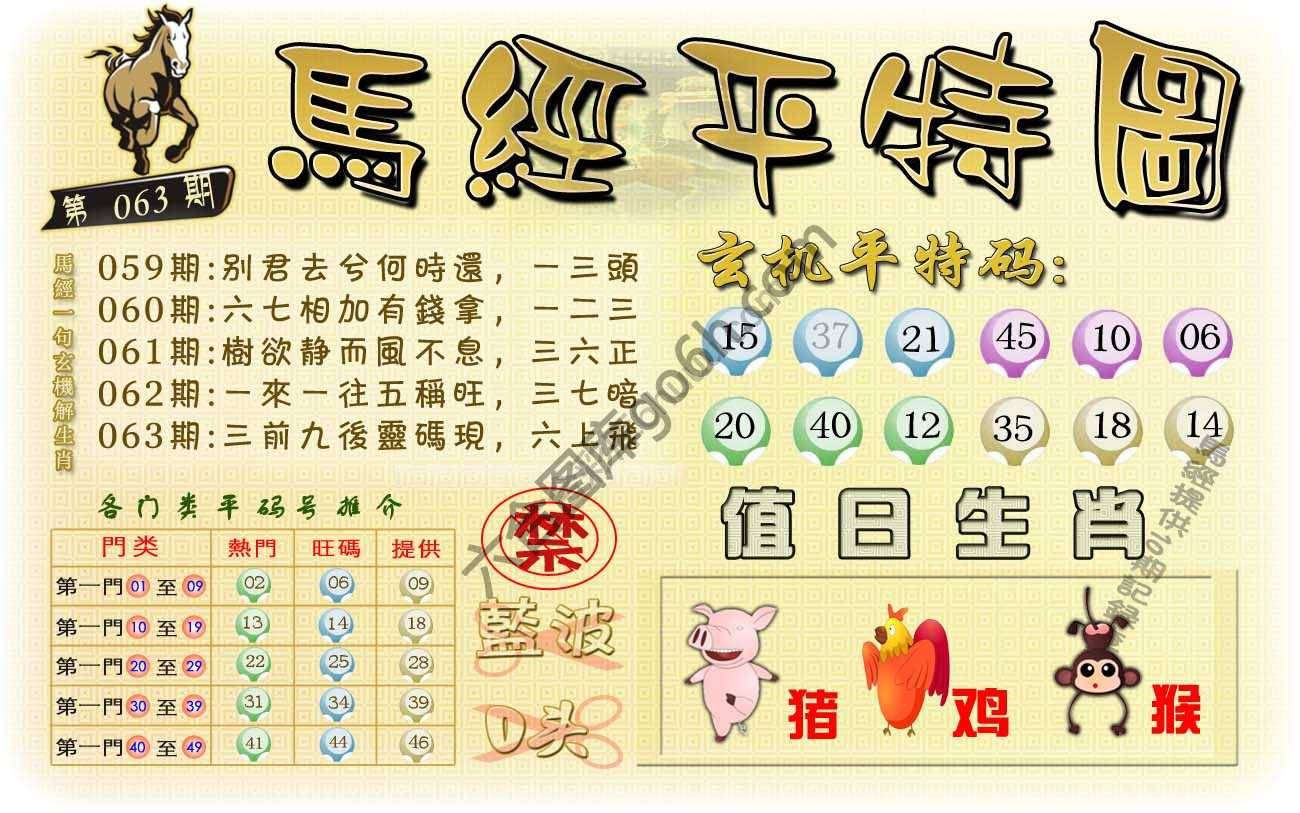 马经平特图