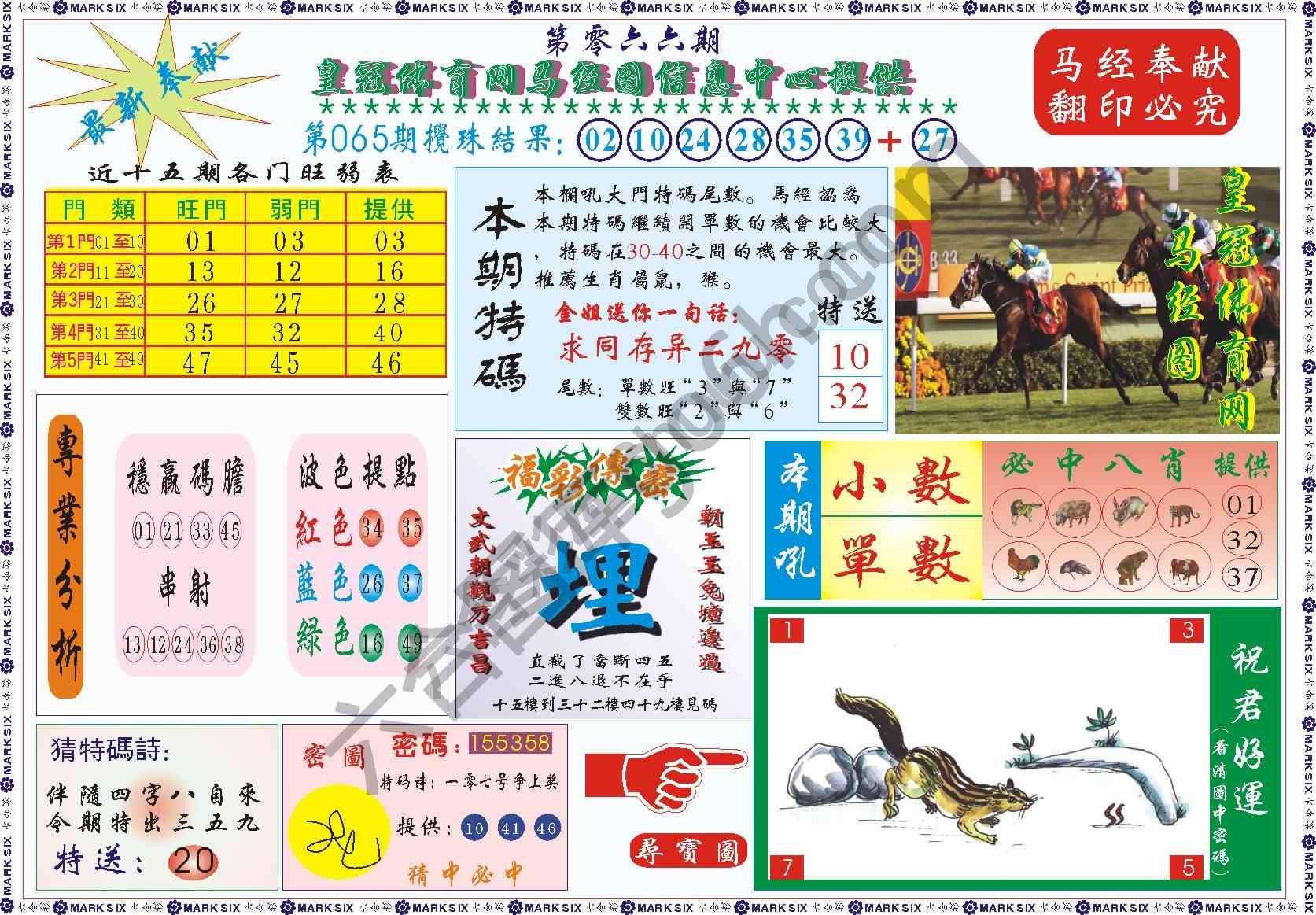 马经图记录