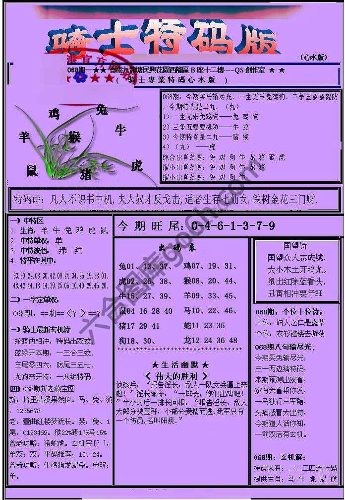另类骑士特码版