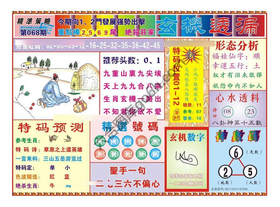 玄机透漏