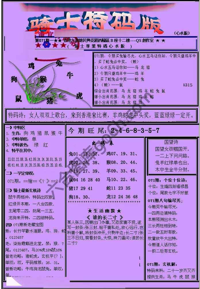 另类骑士特码版