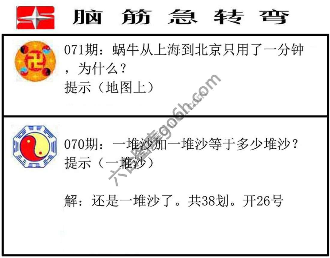 脑筋急转弯