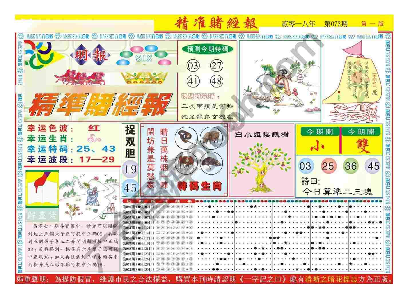 精准赌经报