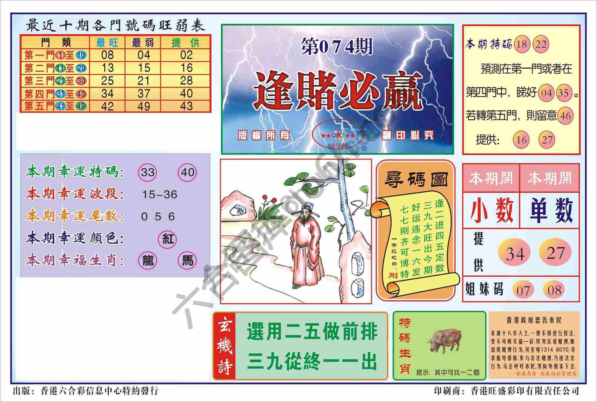 香港逢赌必羸