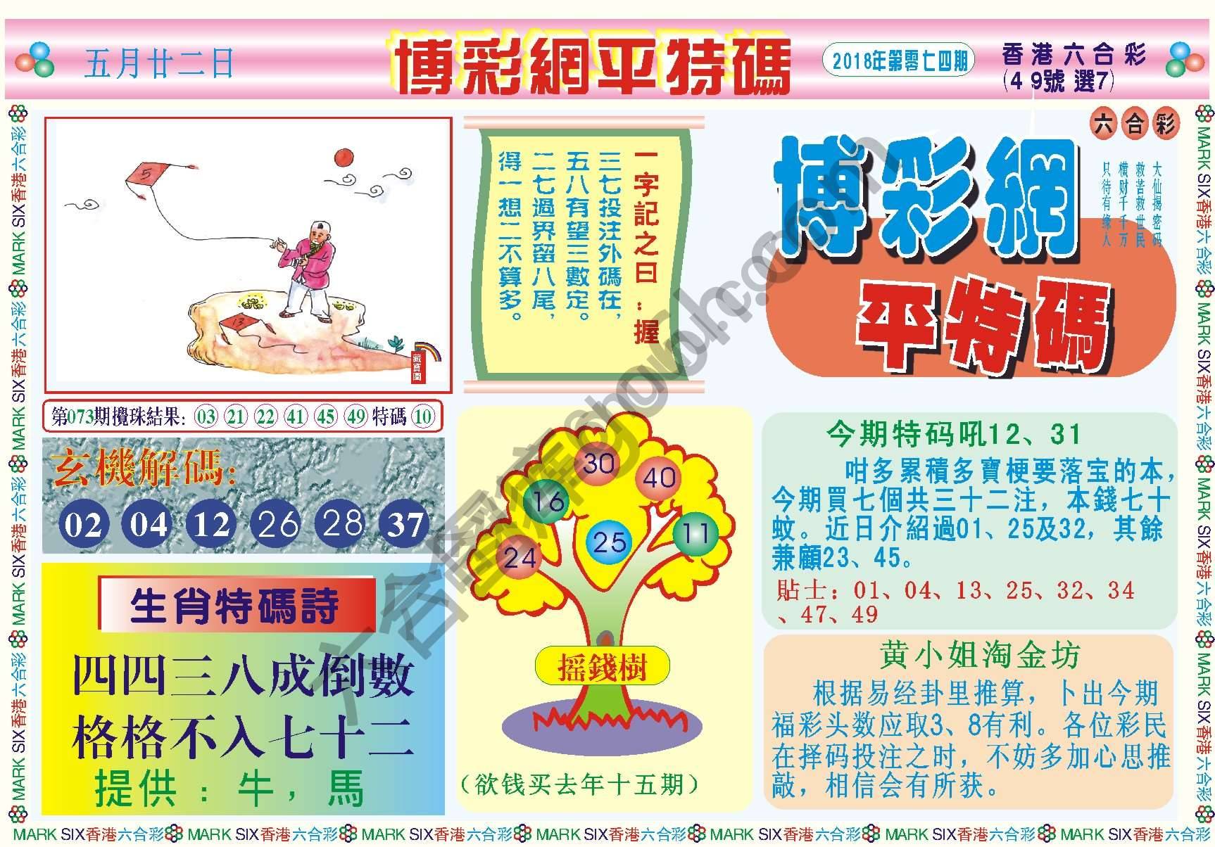 博彩网平特码