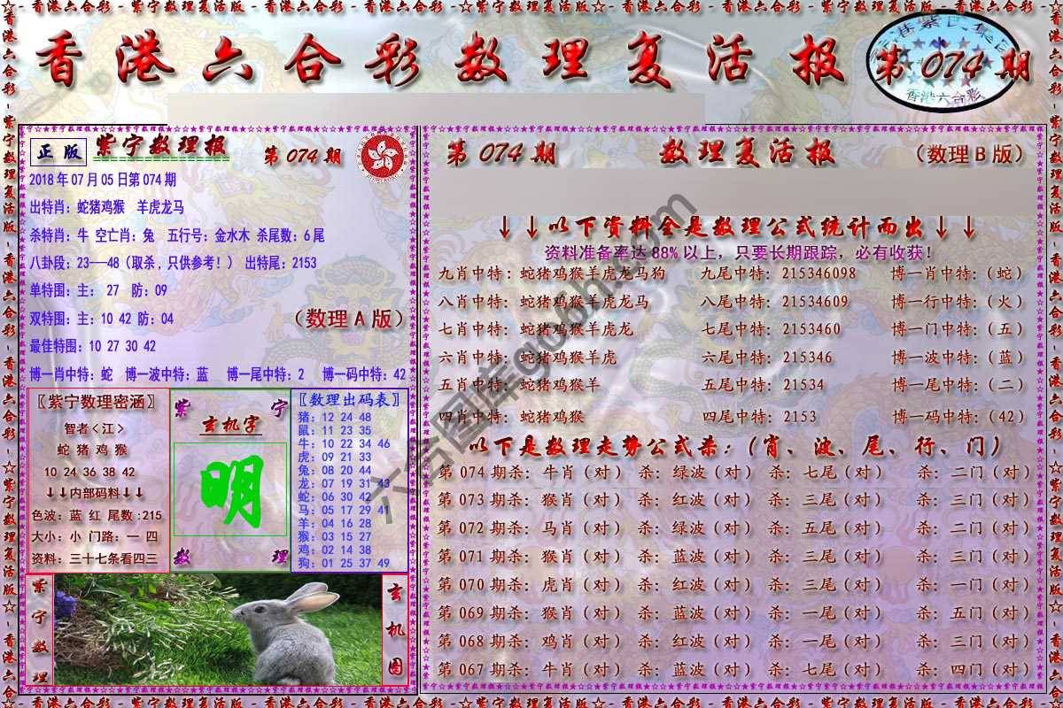 数理复活报