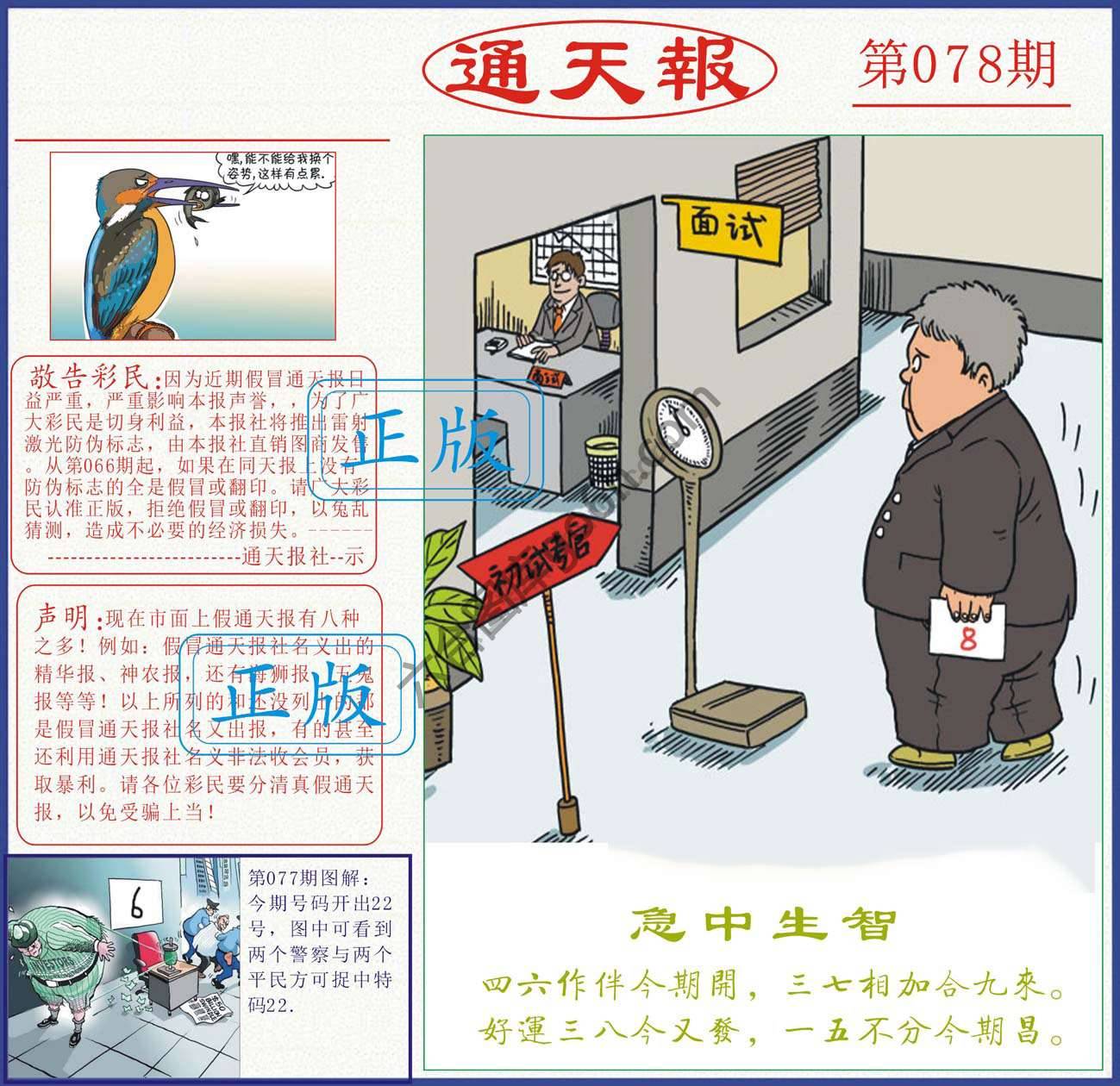 正版通天报