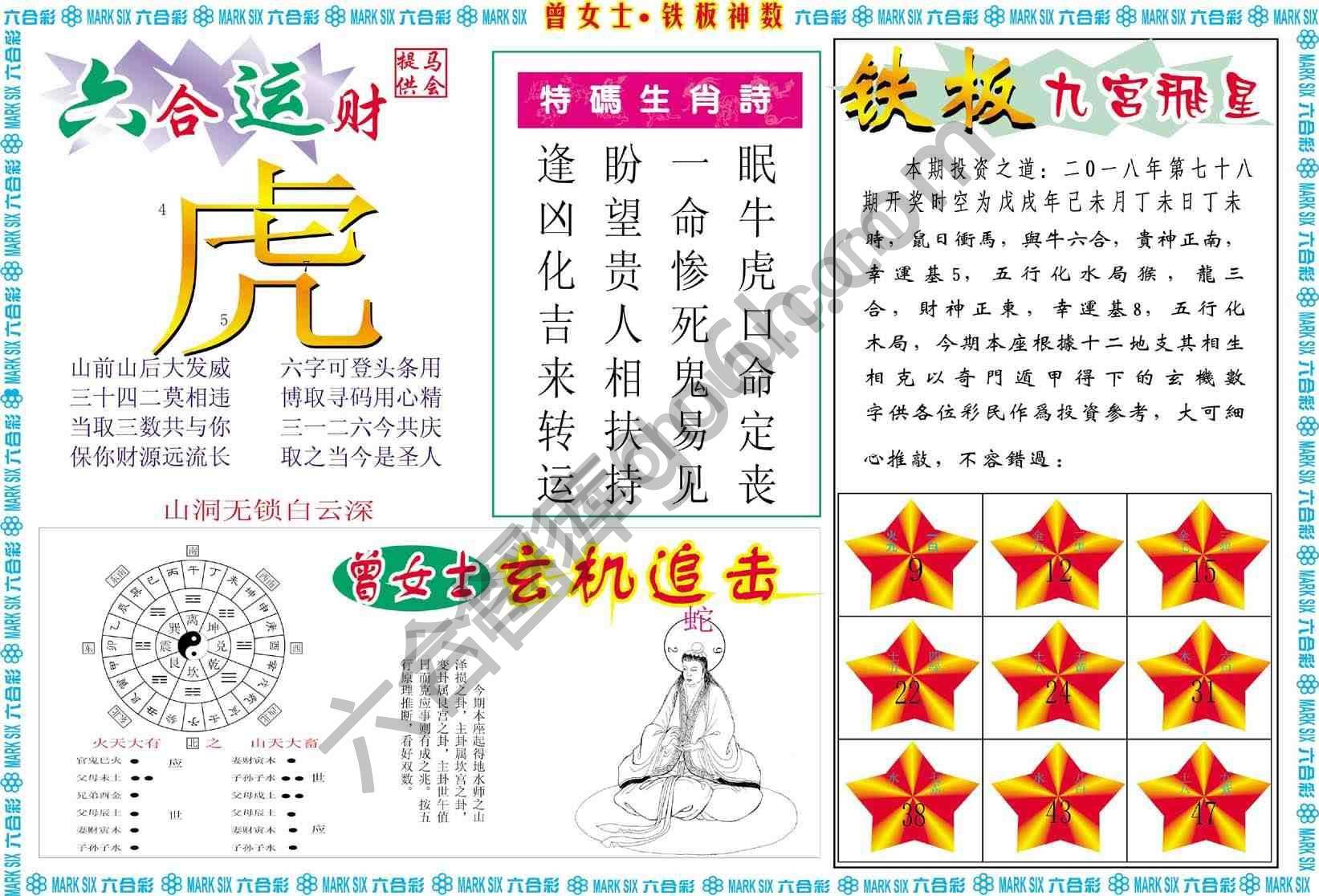 曾女士铁板神数