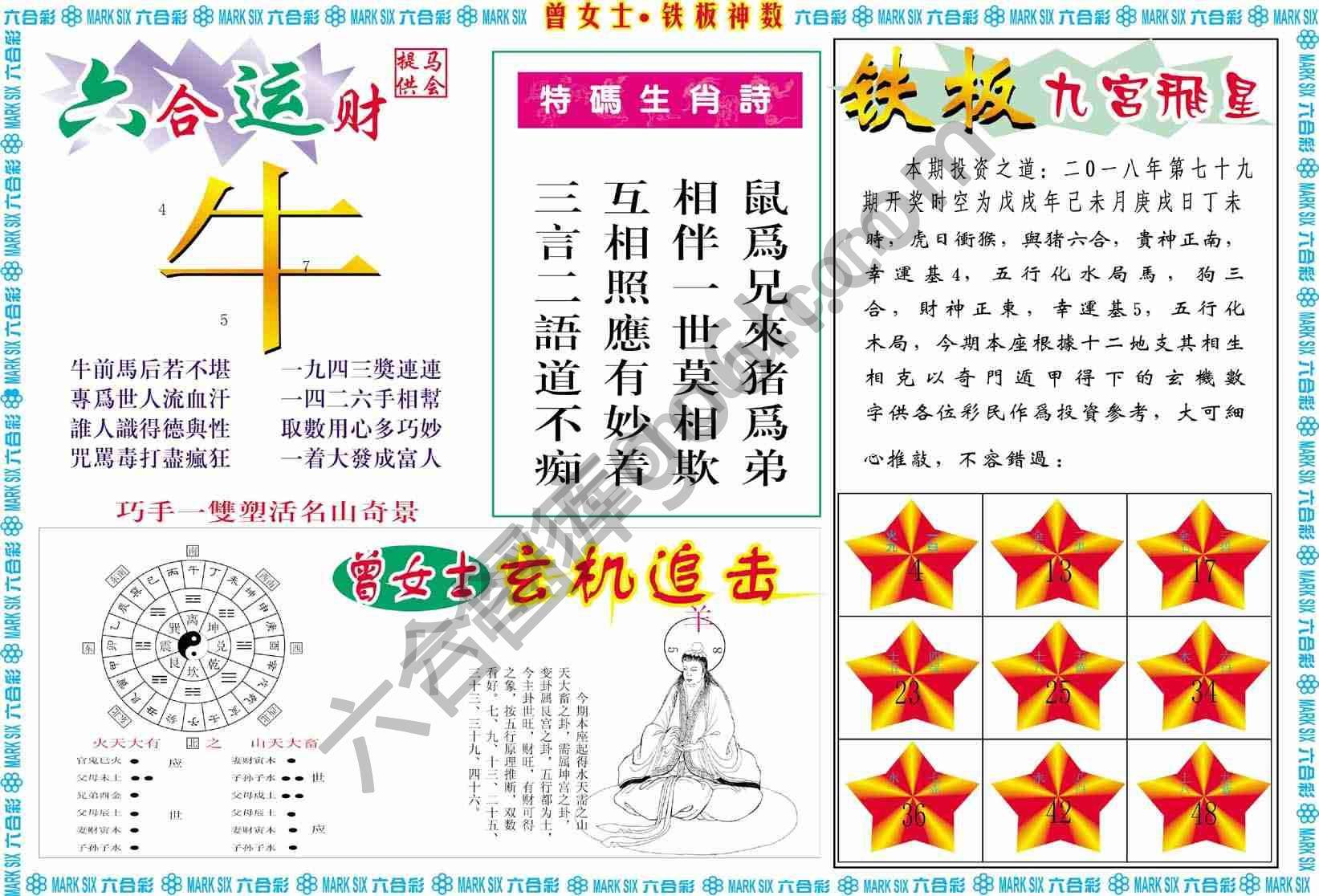 曾女士铁板神数