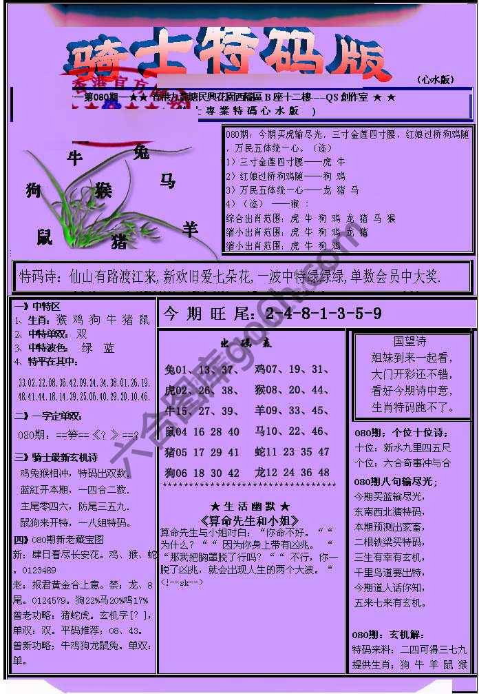 另类骑士特码版