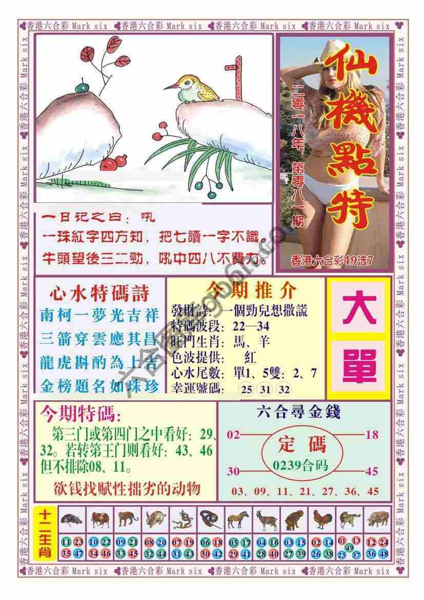 仙机点特