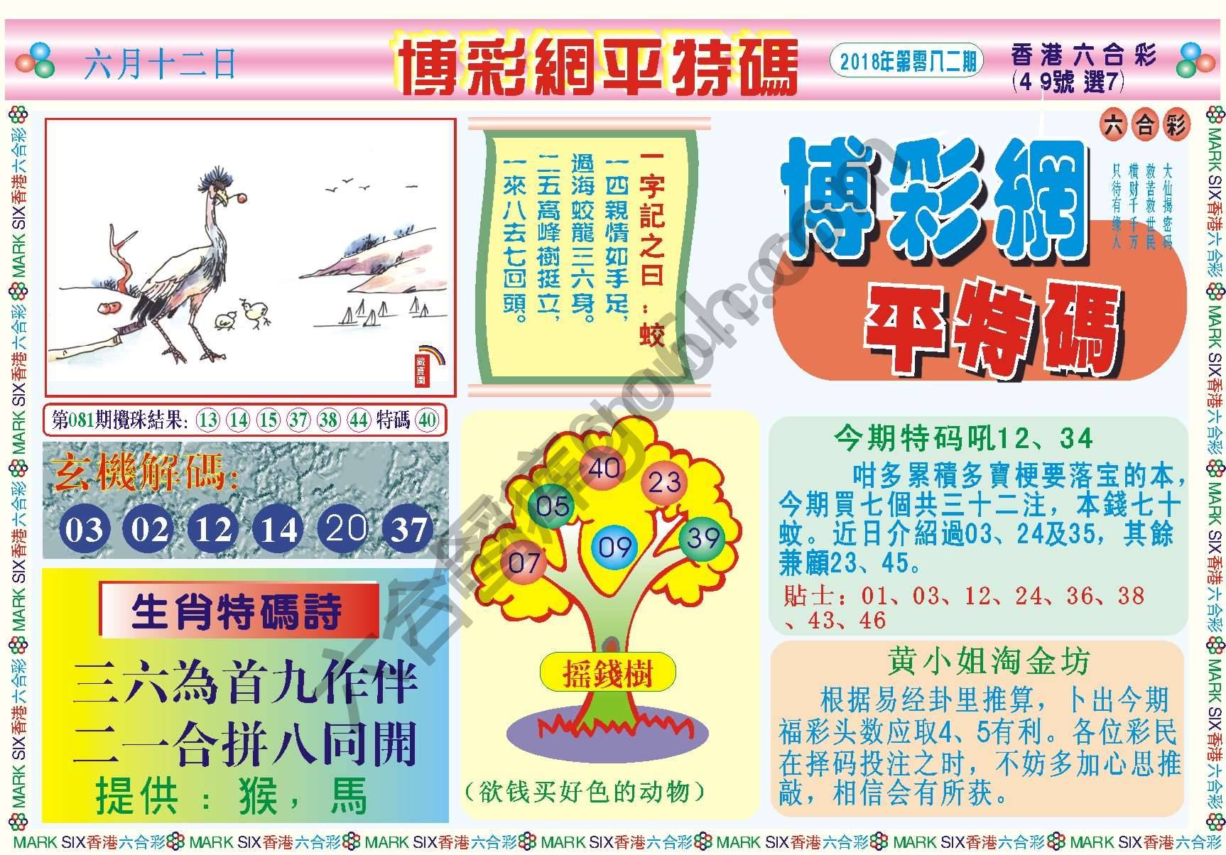 博彩网平特码