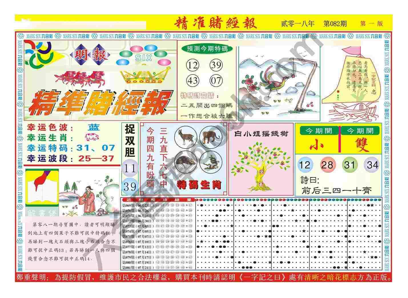 精准赌经报