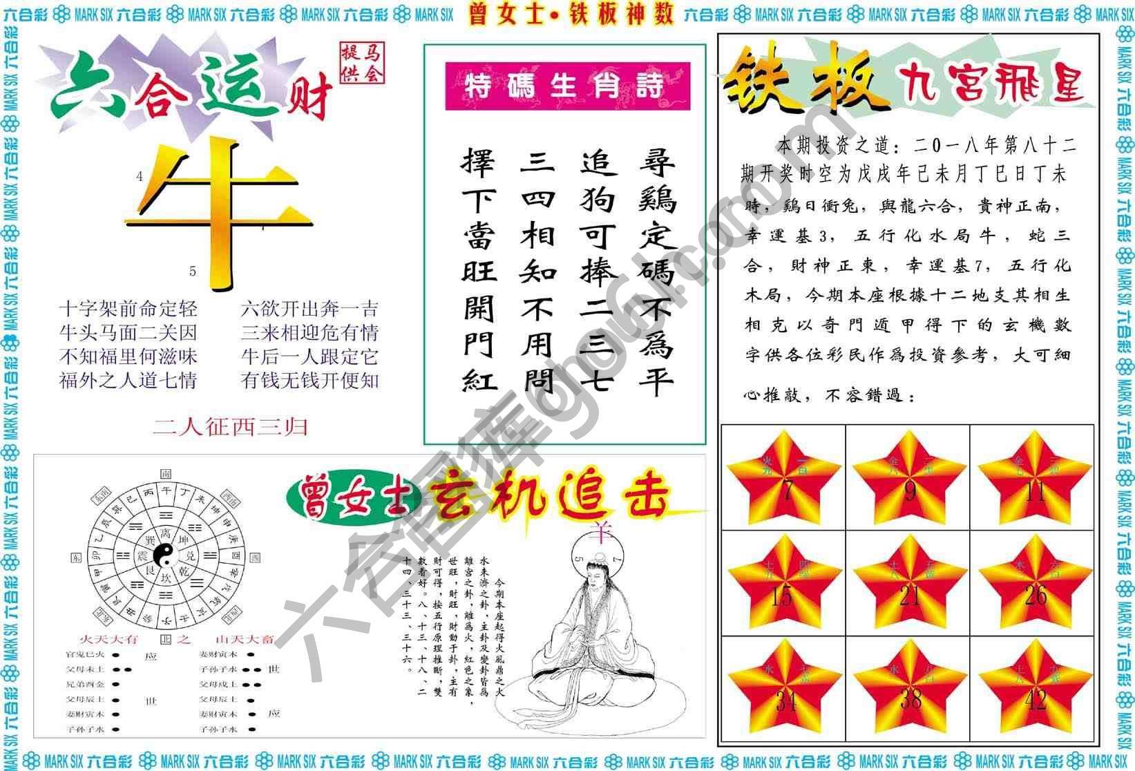 曾女士铁板神数