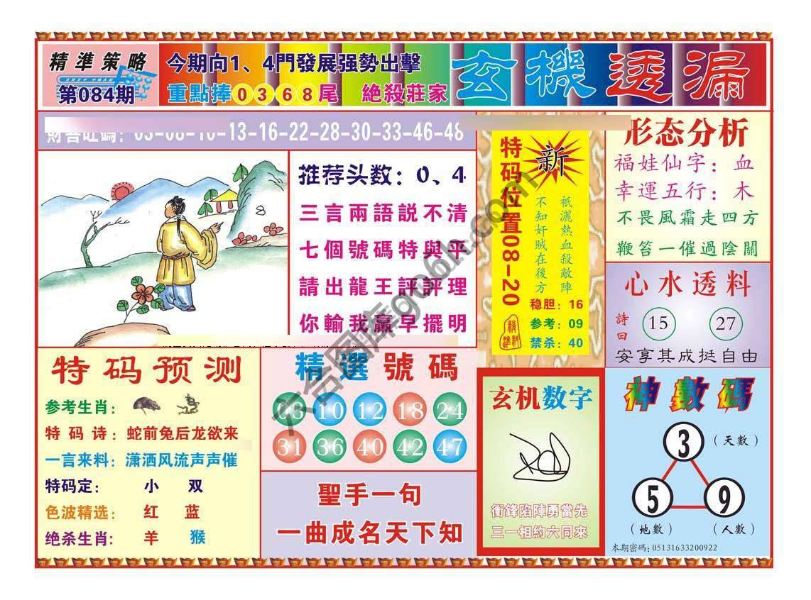 玄机透漏