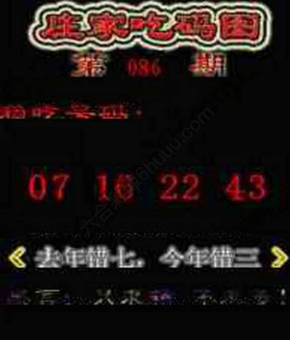 庄家吃码图