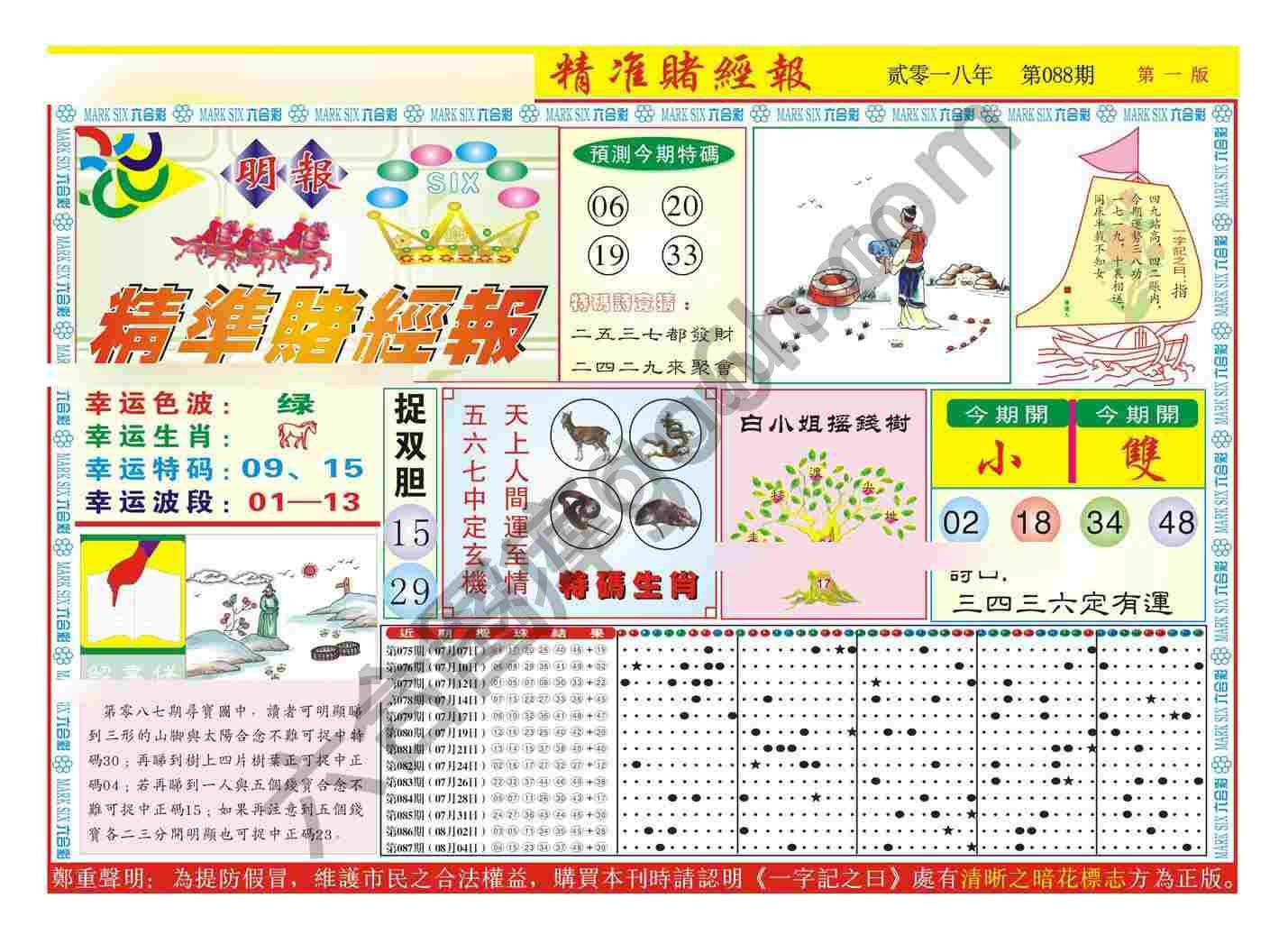 精准赌经报