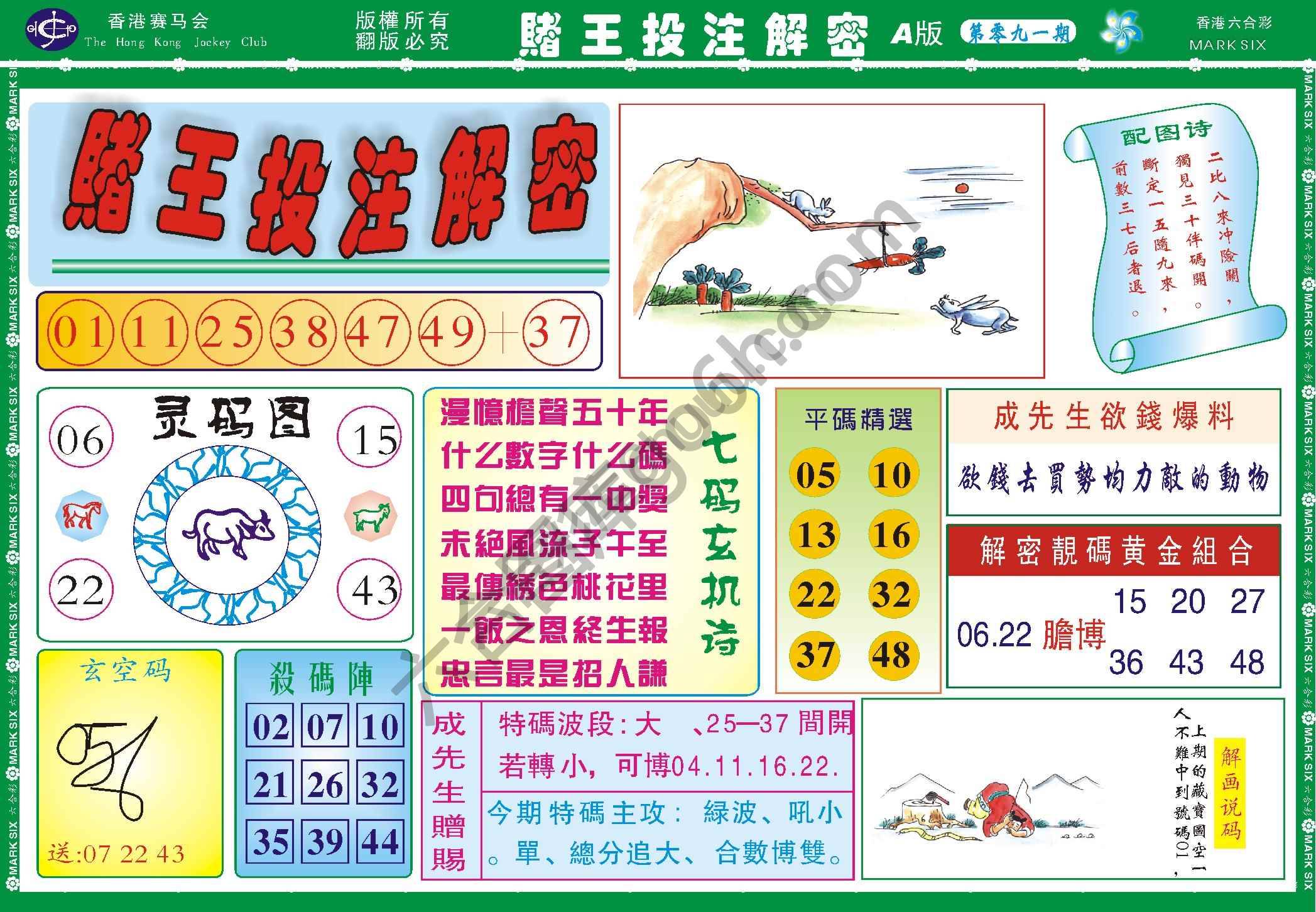 赌王投注解密
