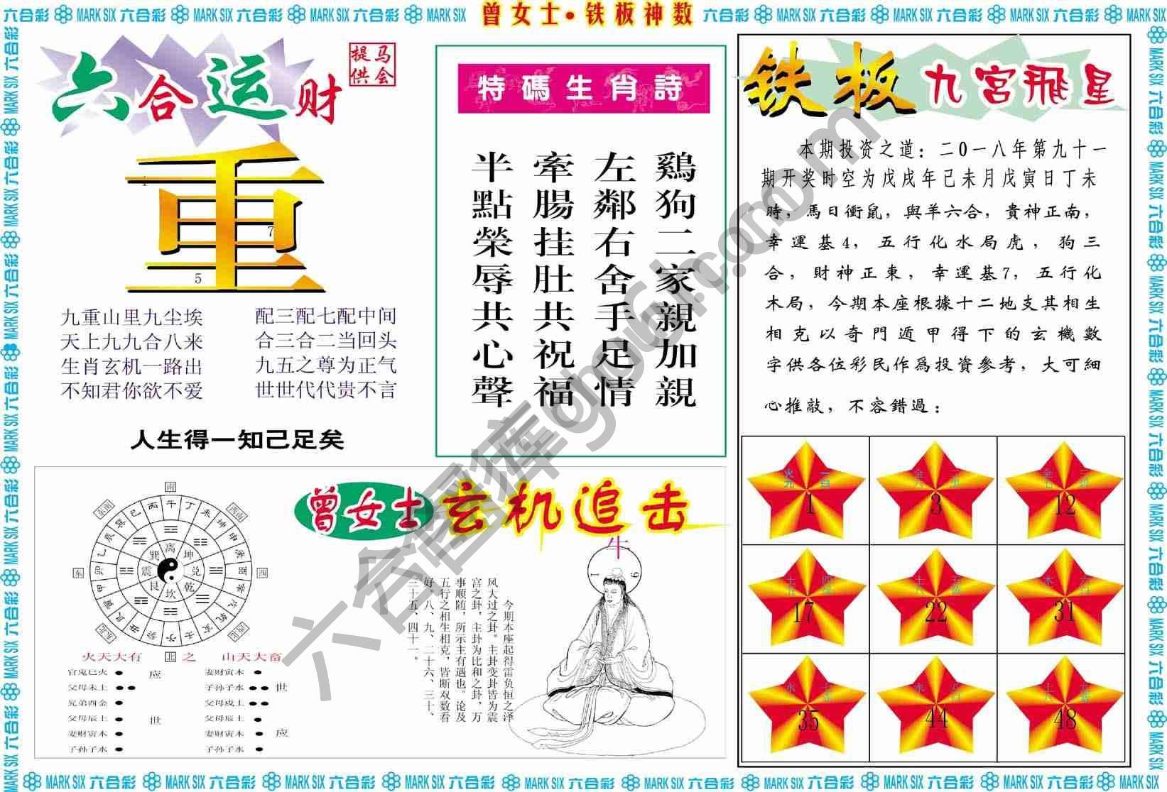 曾女士铁板神数