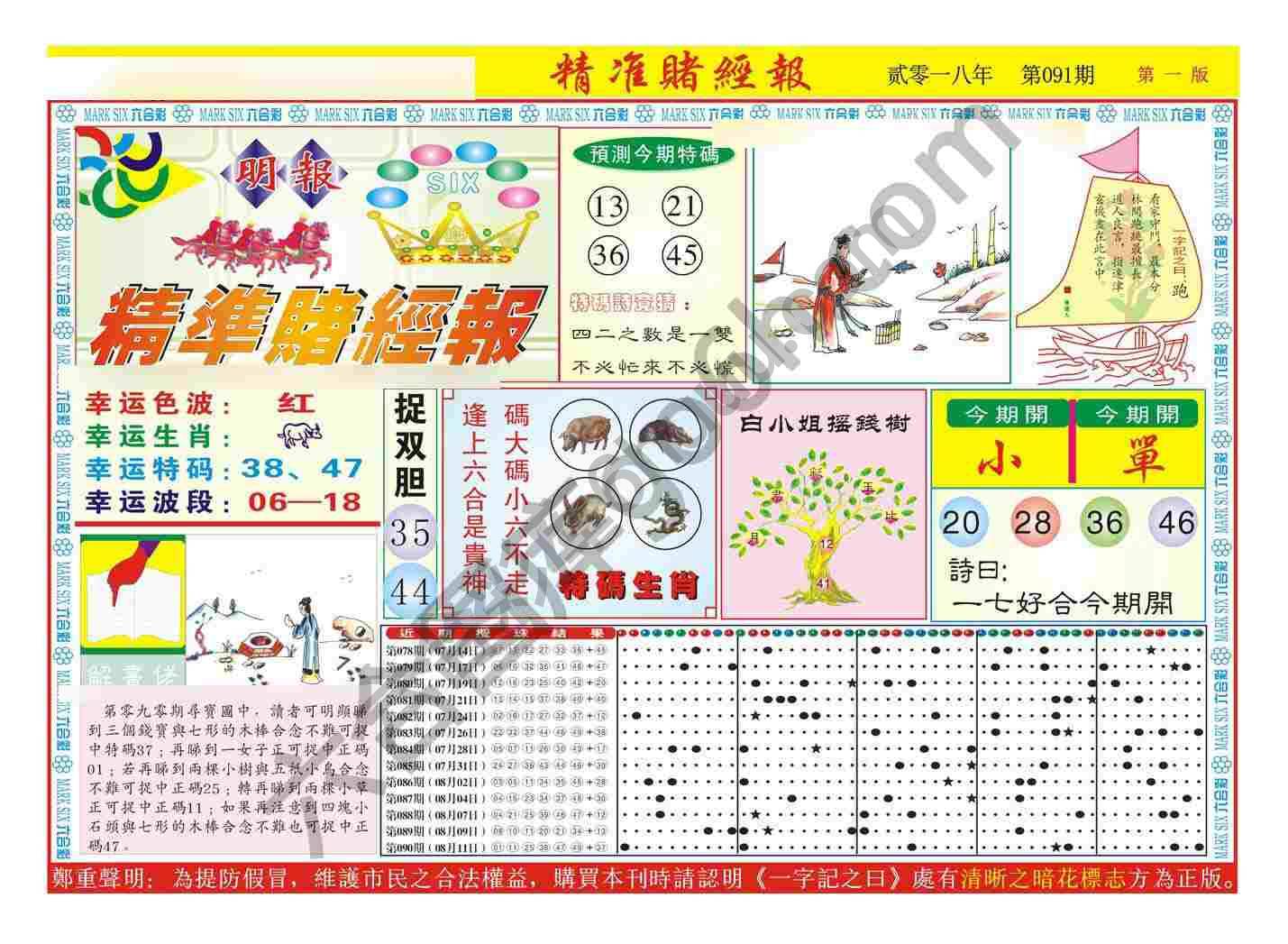 精准赌经报