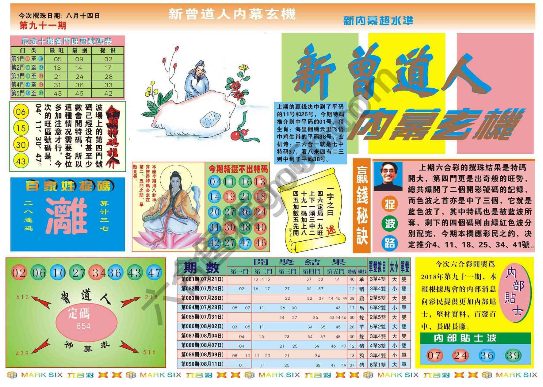 新曾道人内幕玄机