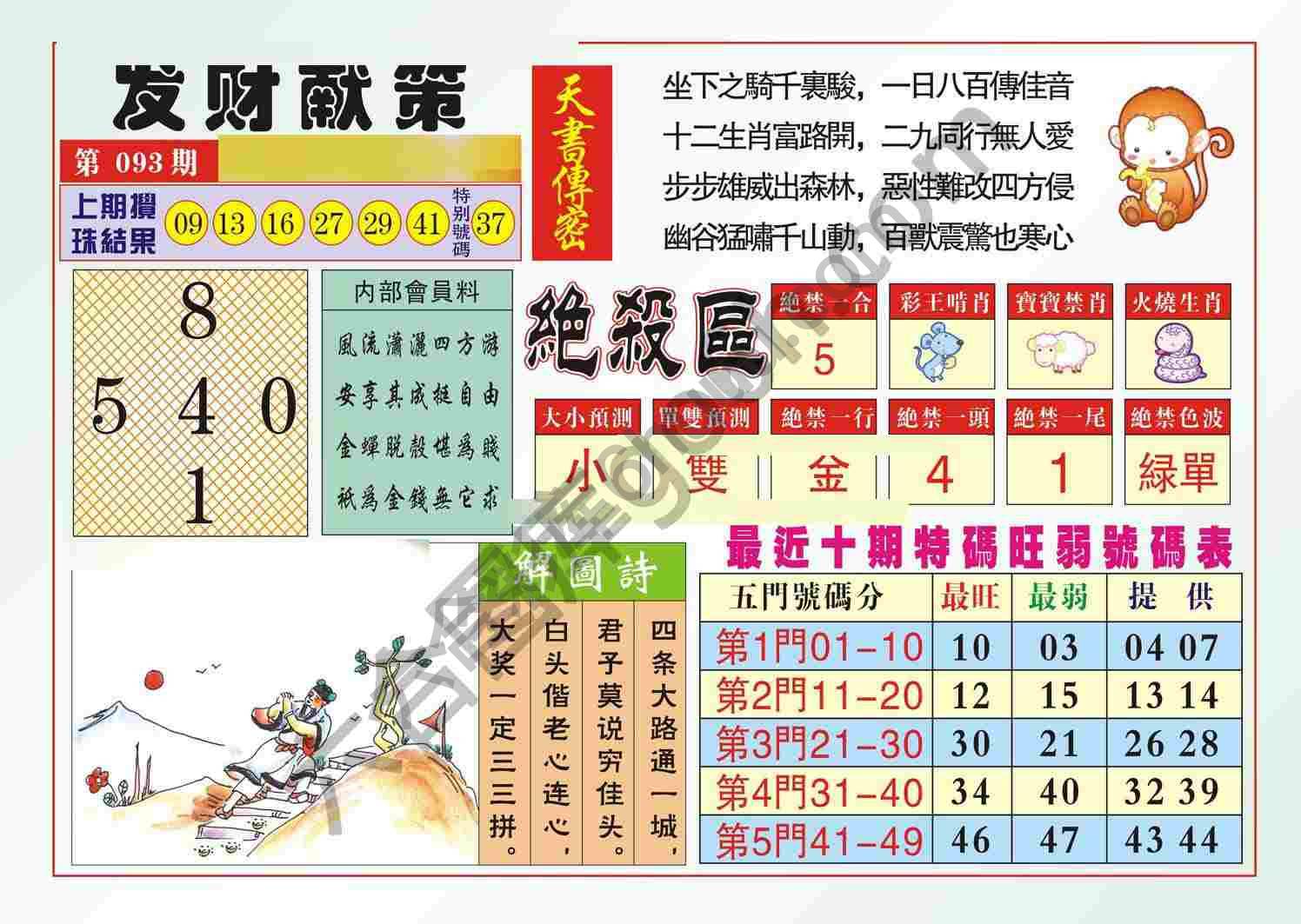 发财献策