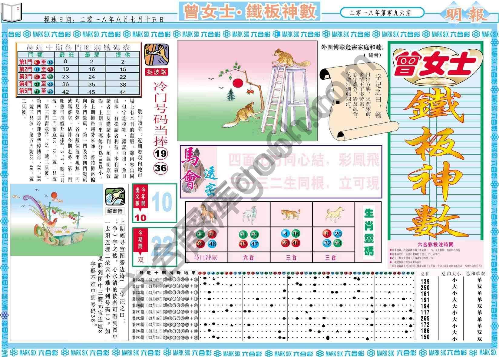 曾女士铁板神数