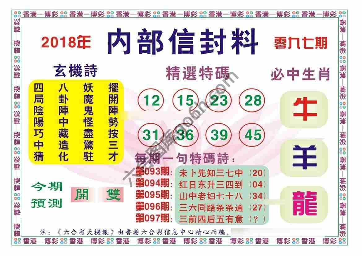 内部信封料