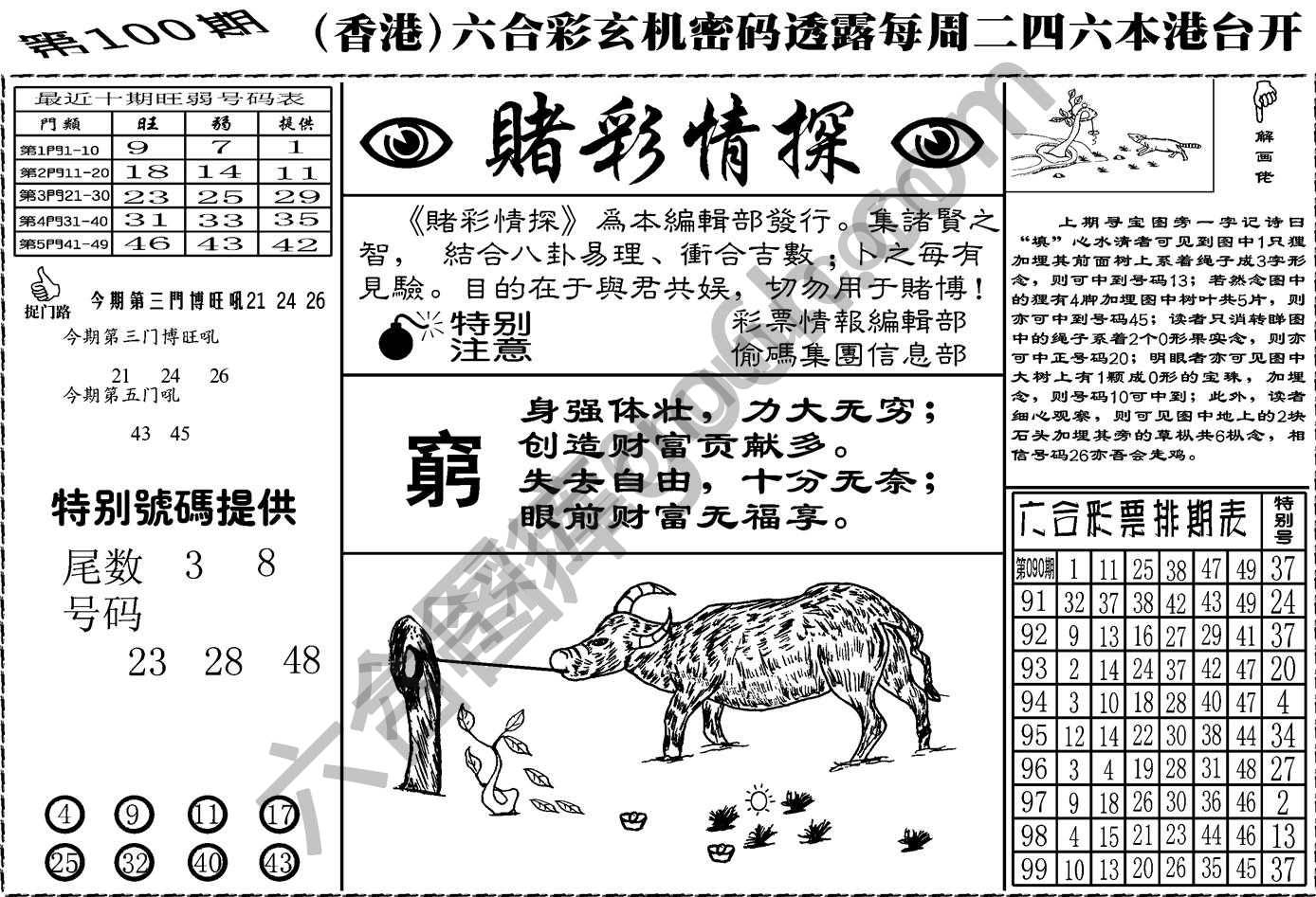 赌彩情探
