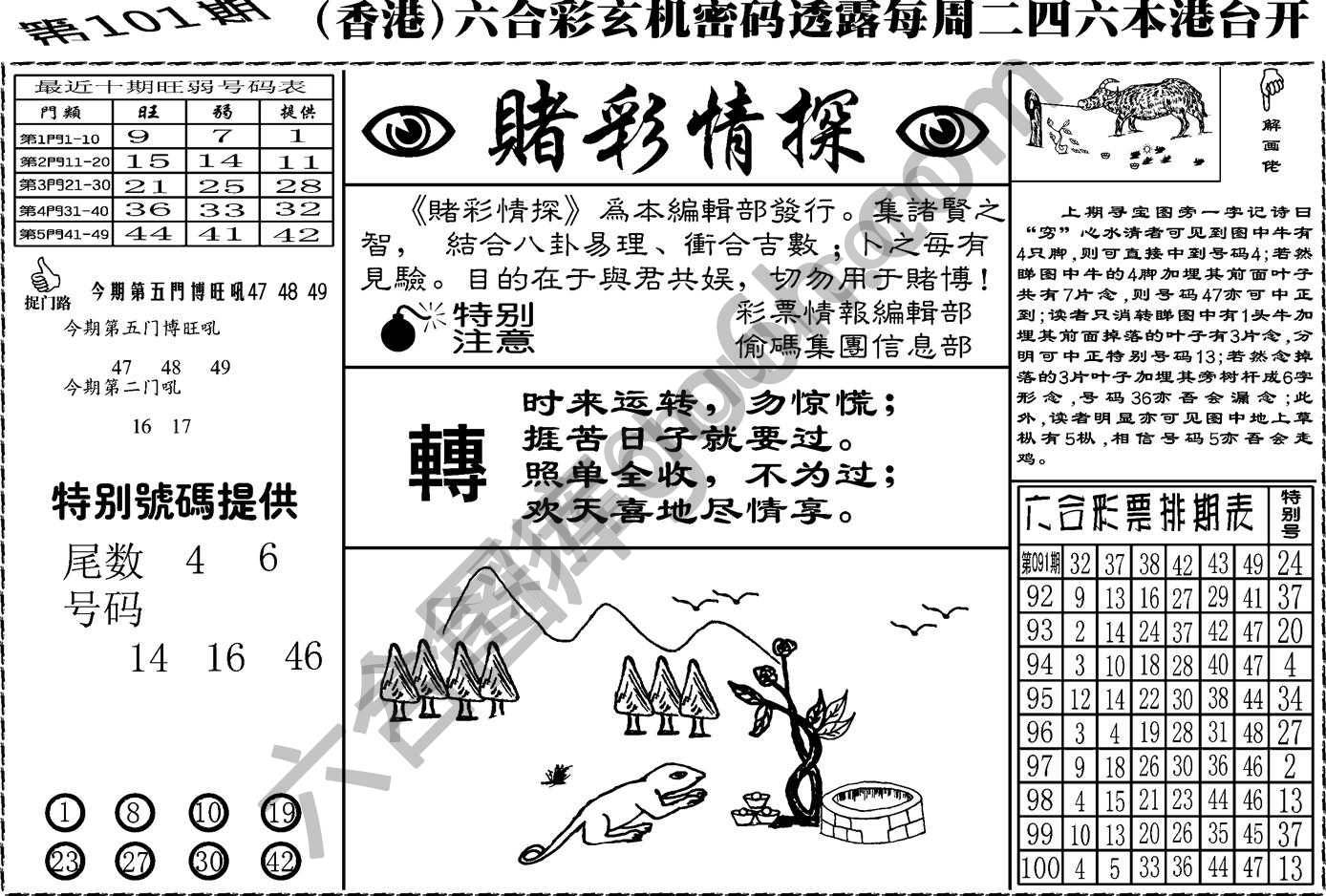 赌彩情探